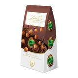 LINDT DARK CHOCOLATE EGGS WITH WHOLE ROASTED HAZELNUTS 130G