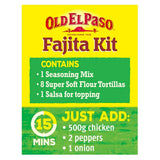 OLD EL PASO FAJITA KIT 555G
