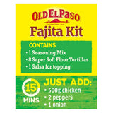 OLD EL PASO FAJITA KIT 555G