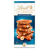 LINDT LES GRANDES MILK 34% HAZELNUT 150G