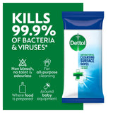 DETTOL ANTIBACTERIAL SURFACE WIPES 72