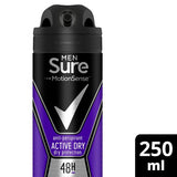 SURE MEN ACTIVE DRY 250ML