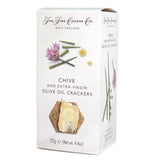 The Fine Cheese Company Toast Chive and extra virgin olive oil crackers (125g)